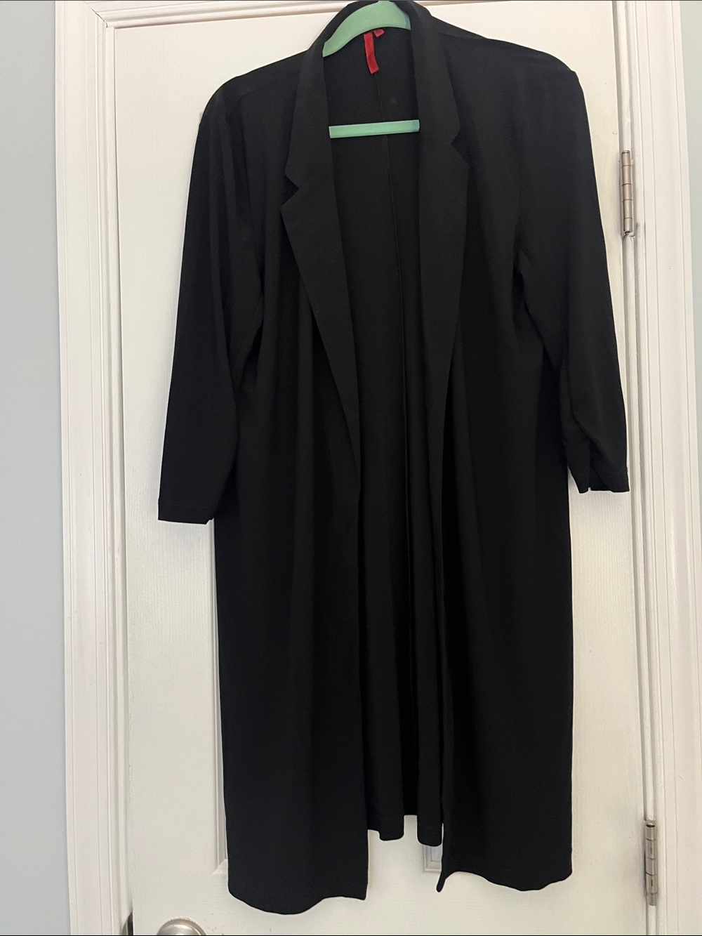 Opening Ceremony Black Longline Trench Coat